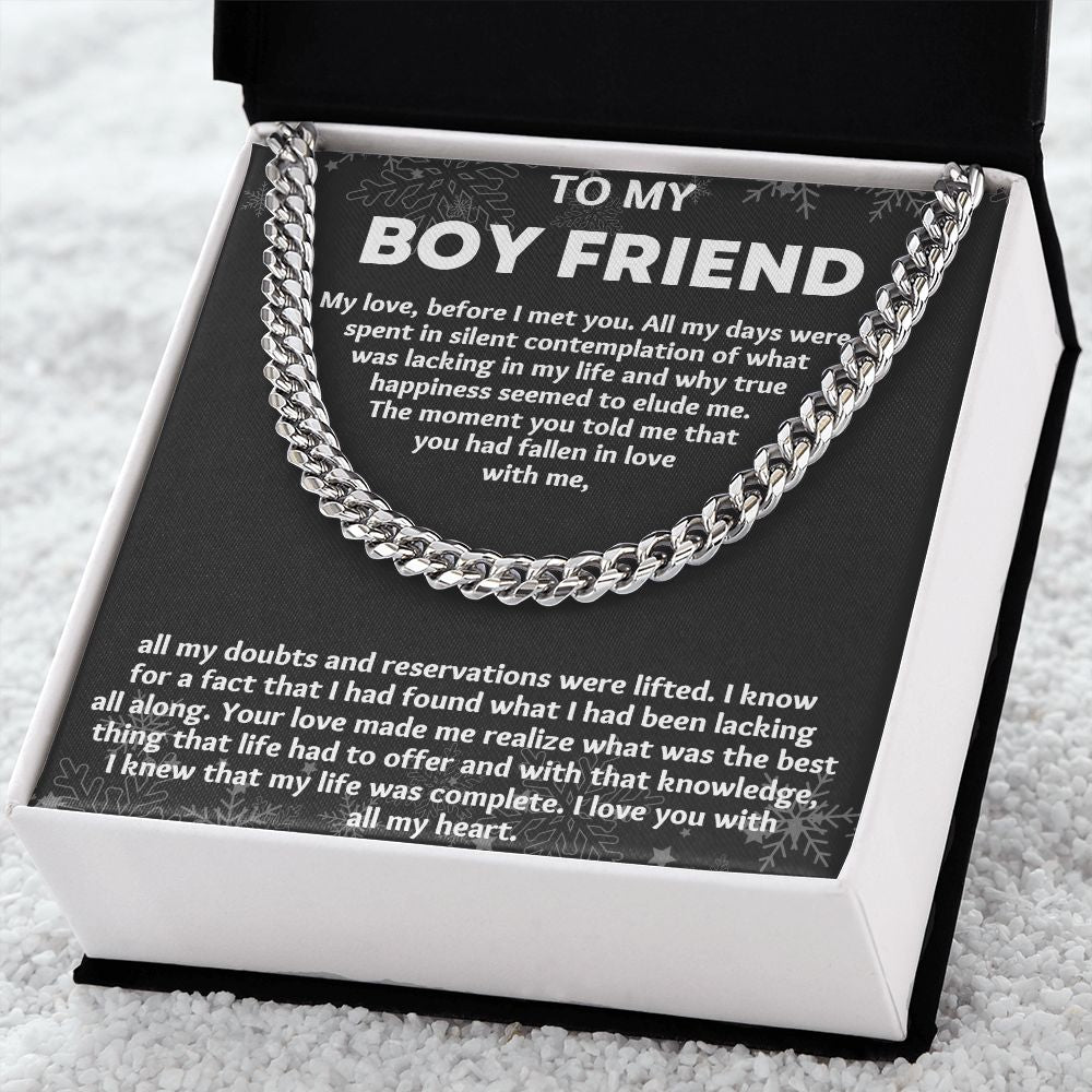 Surprise Your Boyfriend with a Thoughtful Necklace Gift on Your Anniversary"