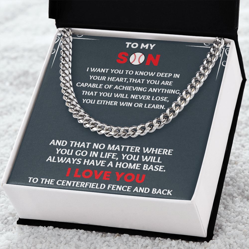 Score a home run with our baseball gifts for boys necklace - perfect for Christmas and birthdays"
