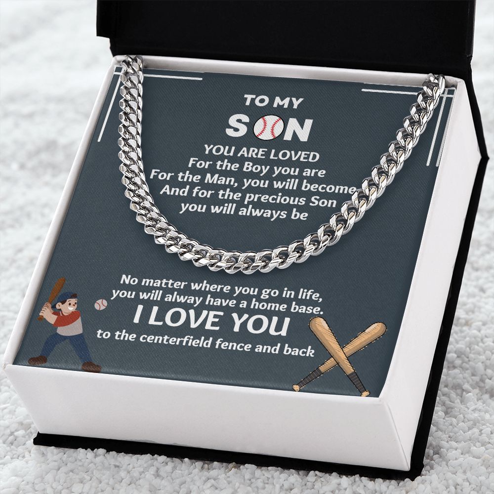 Looking for a standout gift for the baseball-loving boy in your life? Our baseball gifts for boys necklace is a winner.