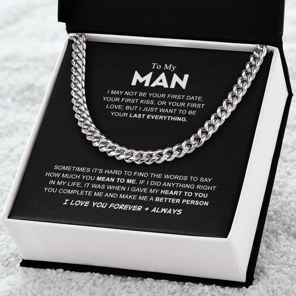 To My Man Last Everything, Valentines Day Gifts for Him ttstore-1012-02x4 B0BPPW5X4G
