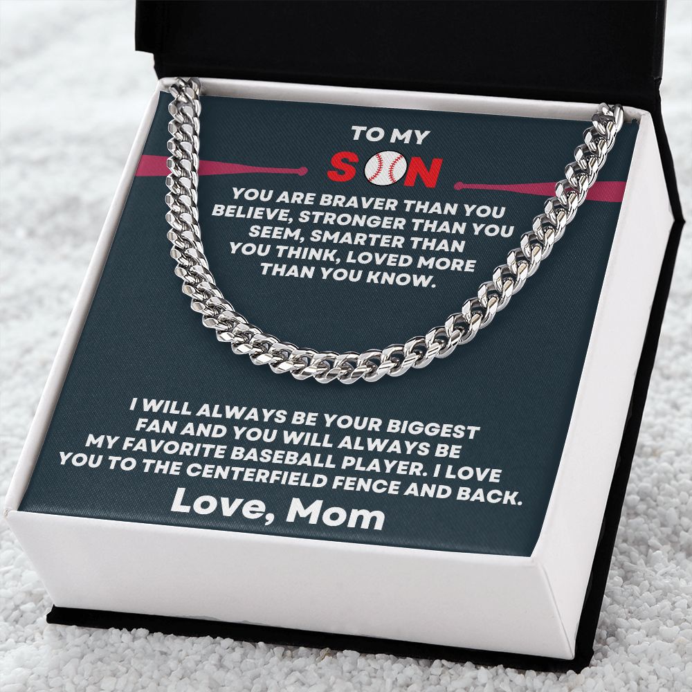 Discover the Ultimate Baseball Gift for Boys Necklace - Perfect for Any Occasion!"