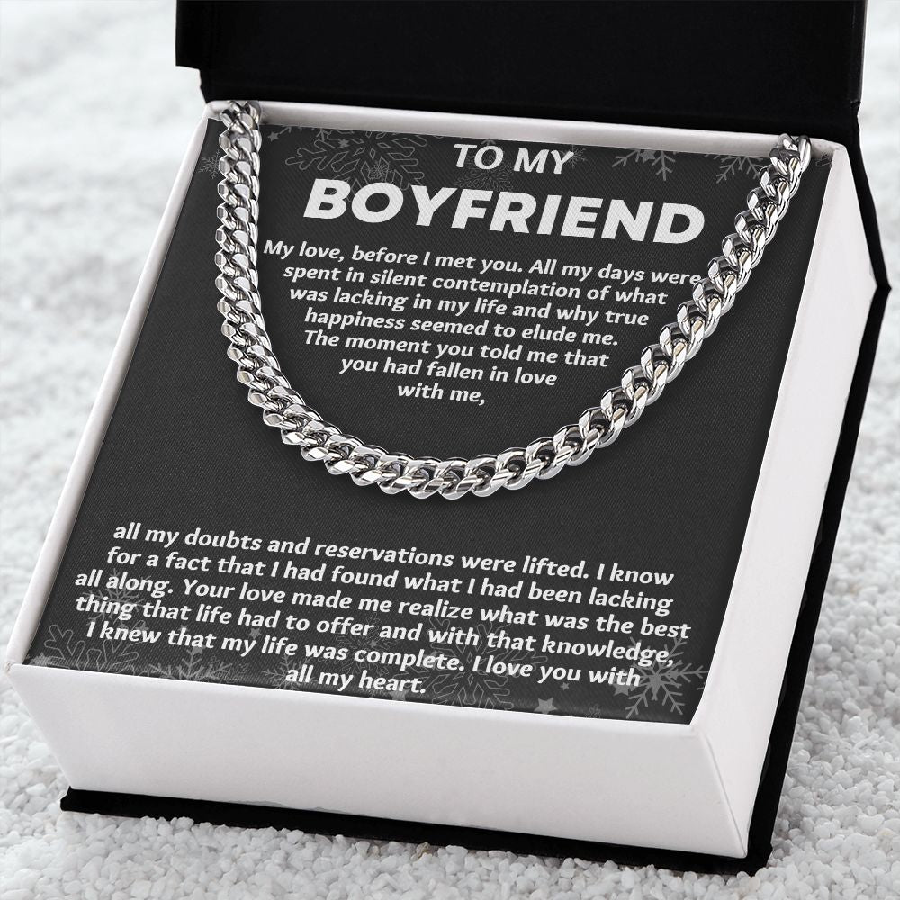 Surprise Your Boyfriend with a Thoughtful Necklace Gift on Your Anniversary"