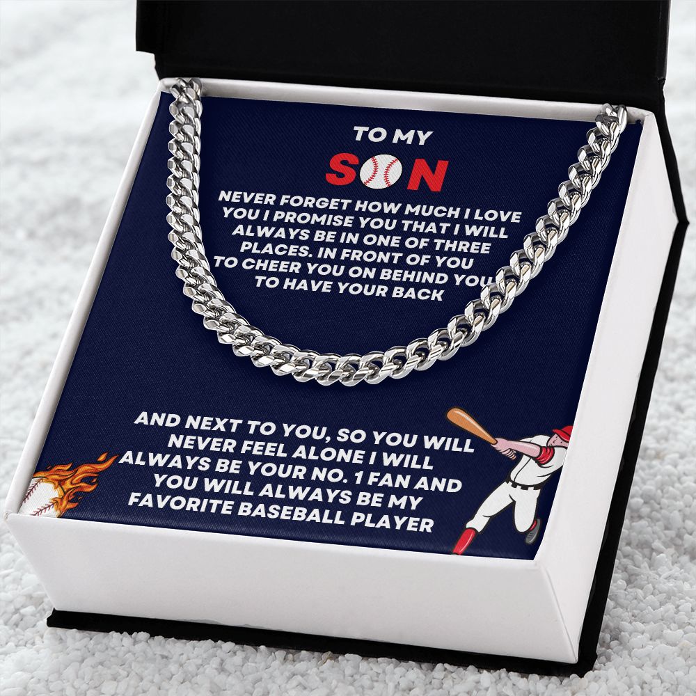 Hit a Home Run with the Best Baseball Gifts for Boys Necklace - Perfect for Christmas and Birthdays!"