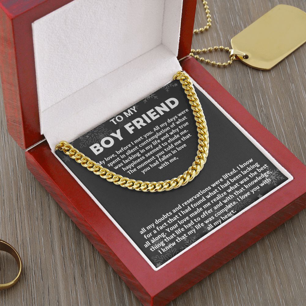 Surprise Your Boyfriend with a Thoughtful Necklace Gift on Your Anniversary"