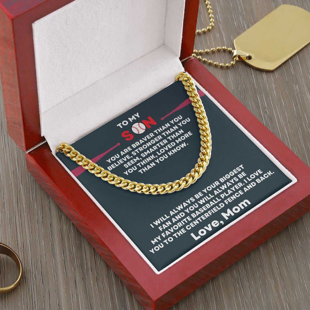Discover the Ultimate Baseball Gift for Boys Necklace - Perfect for Any Occasion!"