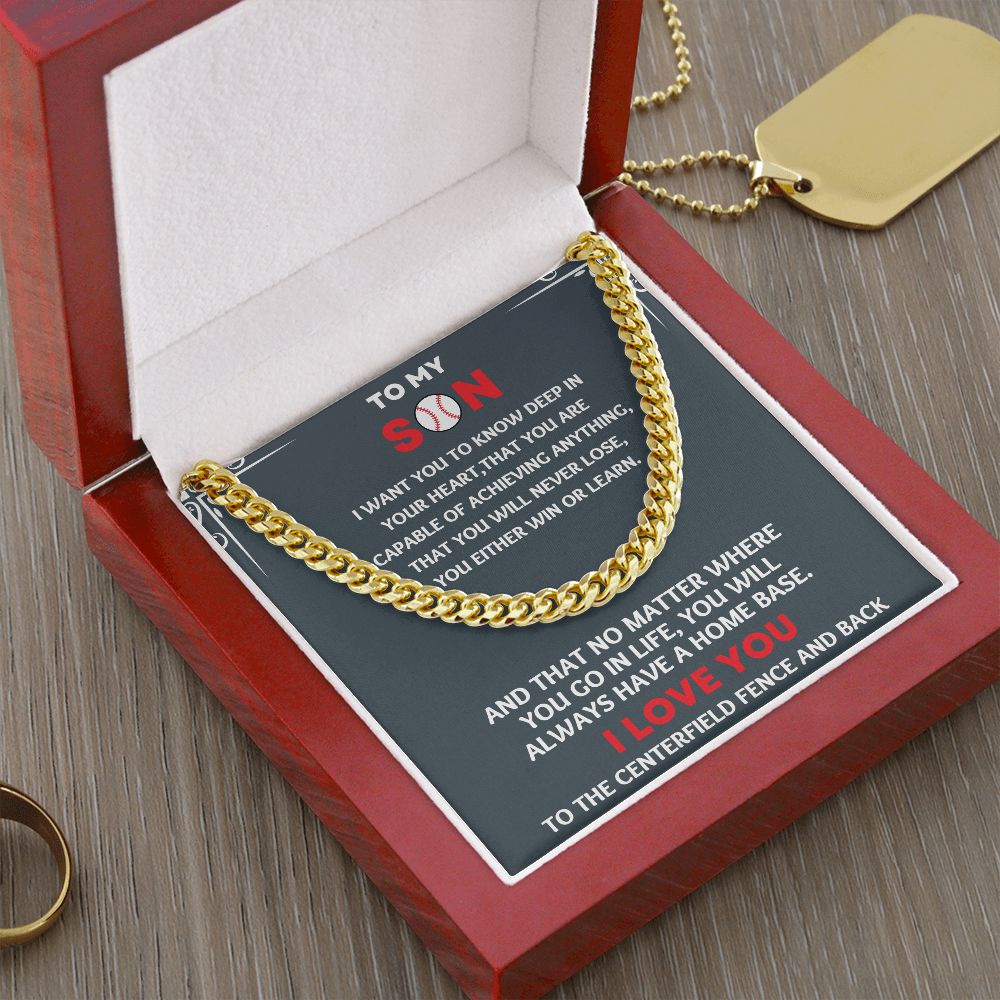 Score a home run with our baseball gifts for boys necklace - perfect for Christmas and birthdays"