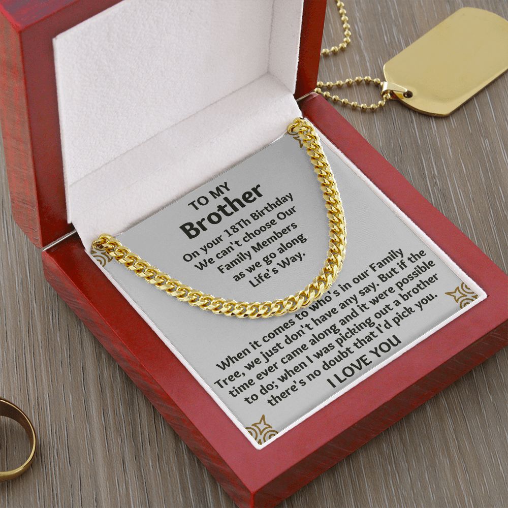 "Brother Gifts Necklace: Unique and Sentimental Gifts for Any Occasion"