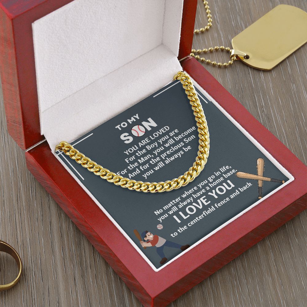 Looking for a standout gift for the baseball-loving boy in your life? Our baseball gifts for boys necklace is a winner.