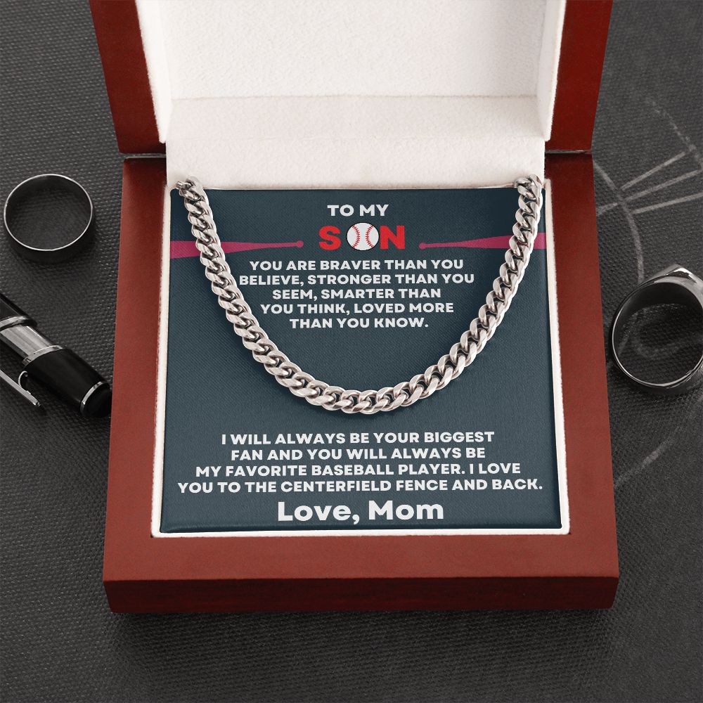 Discover the Ultimate Baseball Gift for Boys Necklace - Perfect for Any Occasion!"
