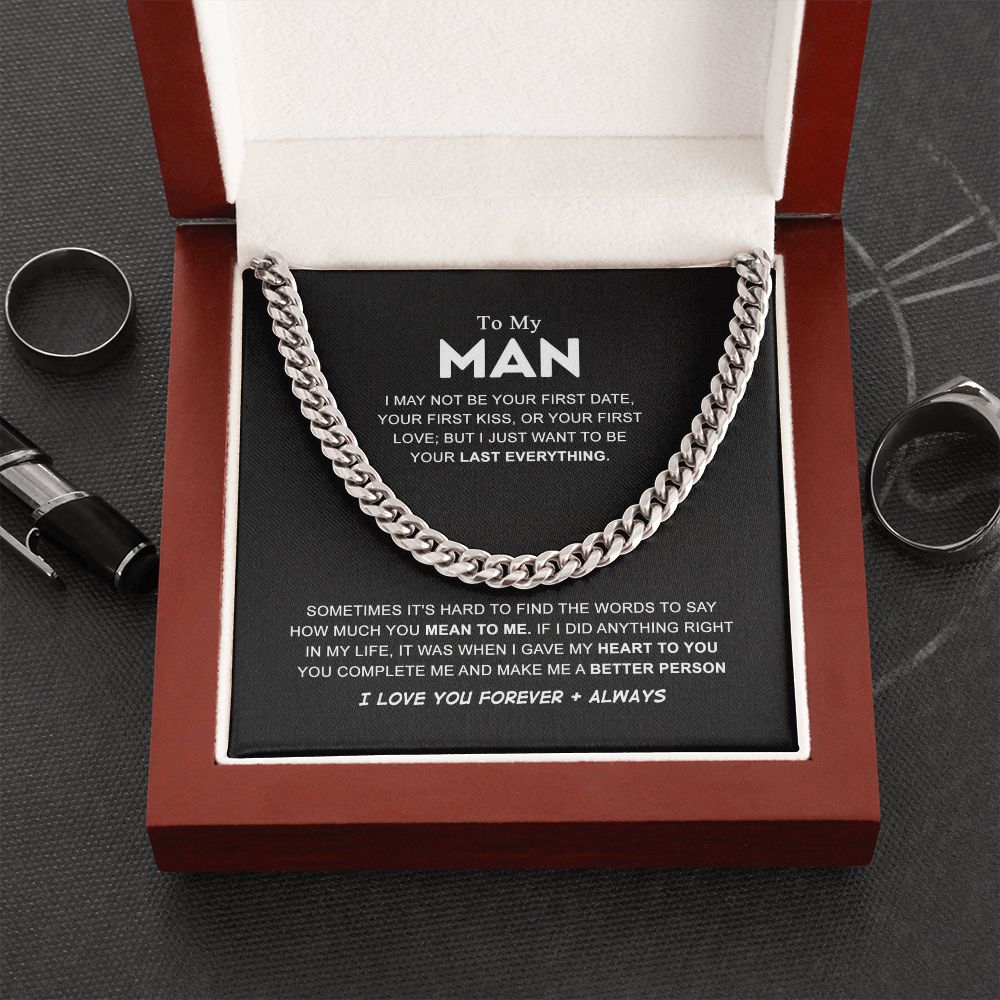 To My Man Last Everything, Valentines Day Gifts for Him ttstore-1012-02x4 B0BPPW5X4G