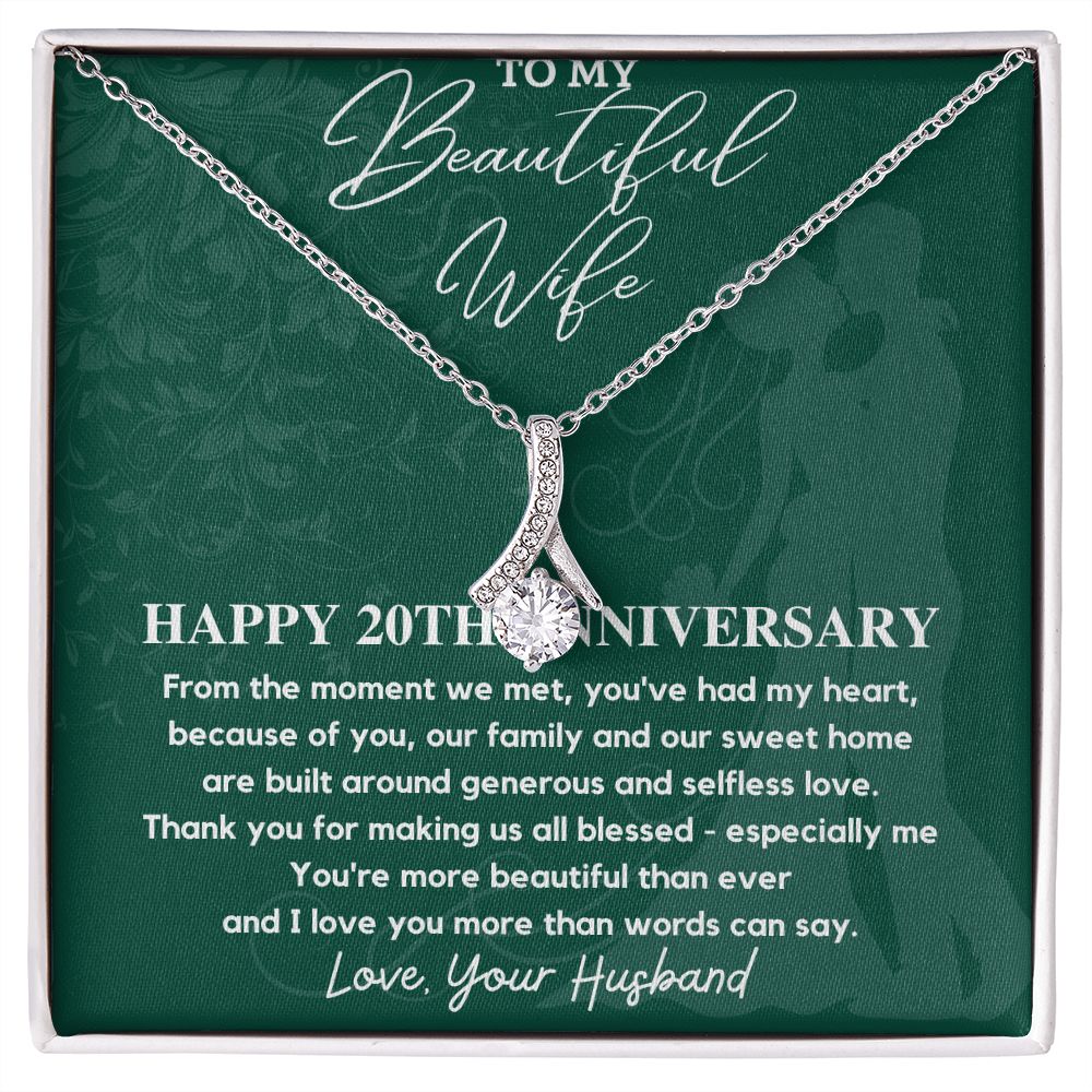 20th Anniversary Gift - Commemorative presents for a momentous event, Gift for Wife from Husband, Wedding Anniversary SNJW23-010307