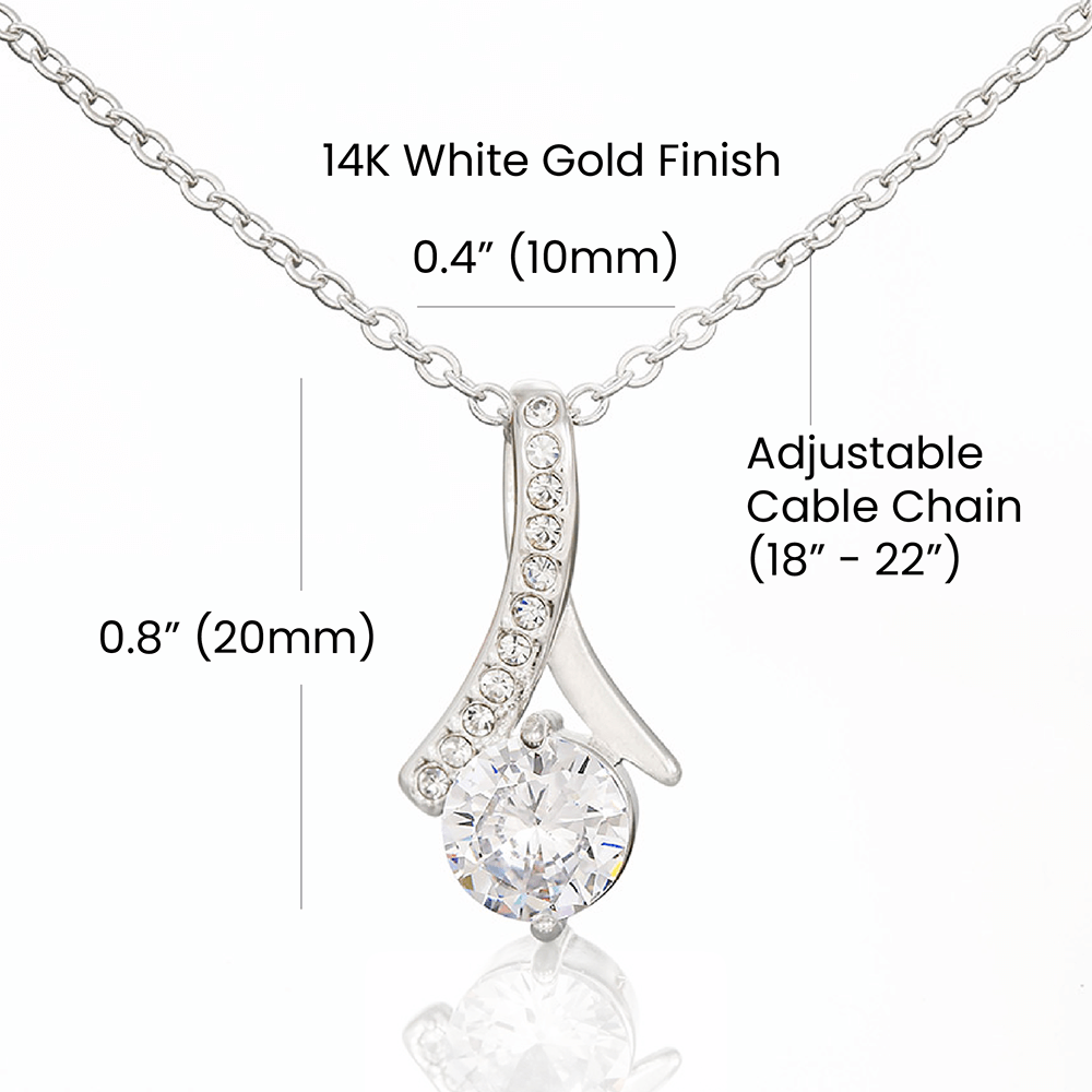 Engraved Maid of Honor Necklace - A Meaningful Gift for Your Best Friend - A Stunning Necklace for Your Maid of Honor