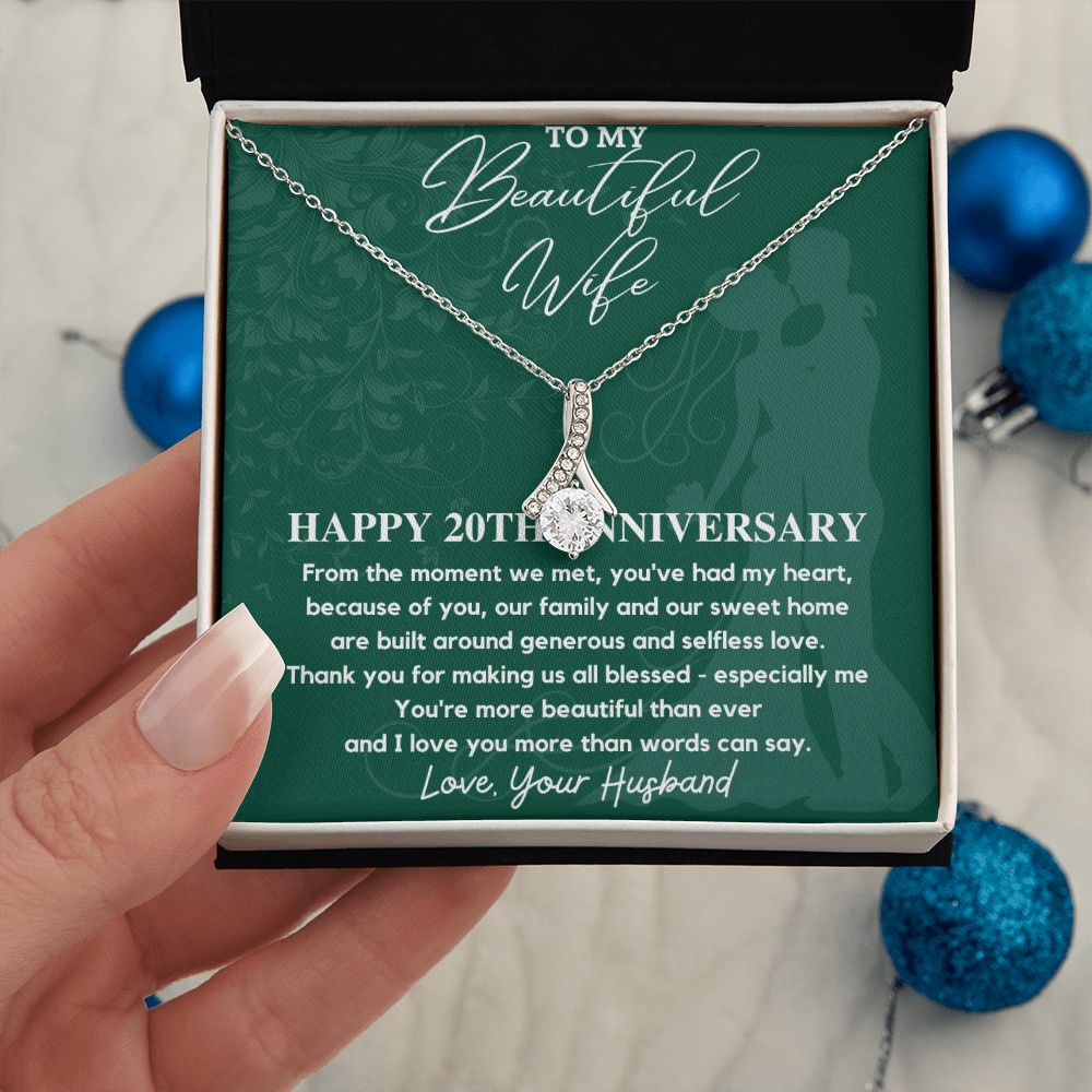 20th Anniversary Gift - Commemorative presents for a momentous event, Gift for Wife from Husband, Wedding Anniversary SNJW23-010307