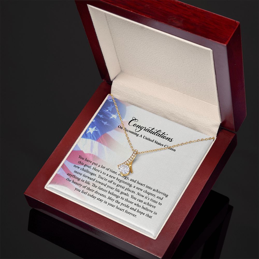 New US Citizen Gifts for Women, Alluring Necklace B0BMZ9XKBW