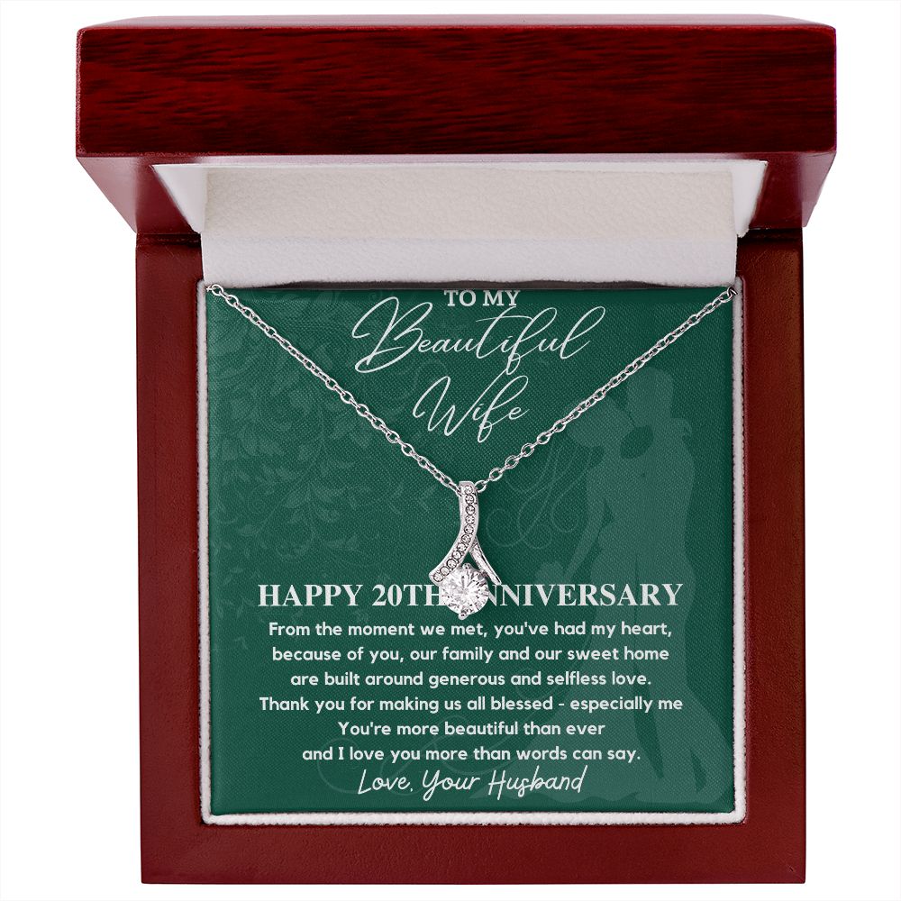 20th Anniversary Gift - Commemorative presents for a momentous event, Gift for Wife from Husband, Wedding Anniversary SNJW23-010307
