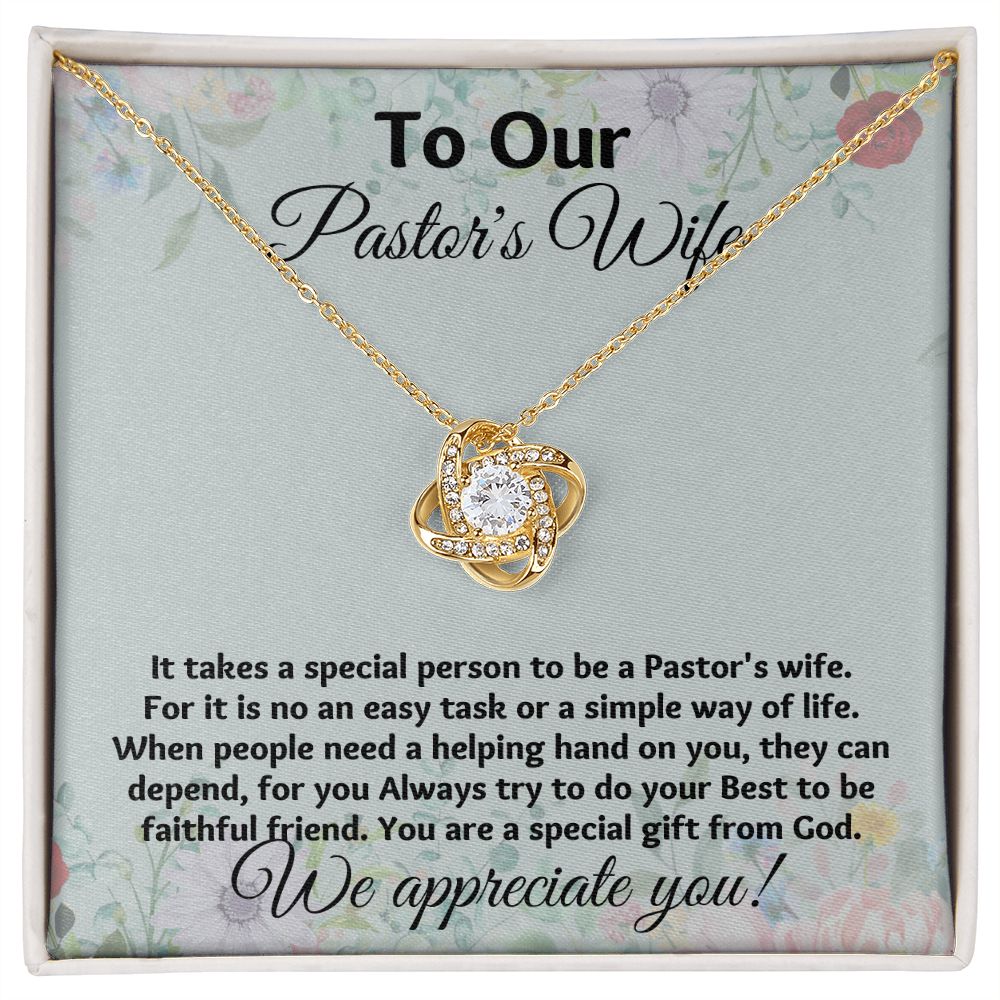"Meaningful Christmas Gift for Pastor's Wife: Appreciation Necklace"