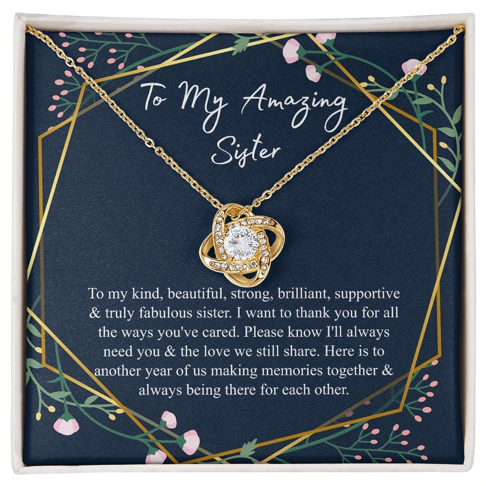 Love Knot, To My Amazing Sister Gift B0BPN6FFTZ