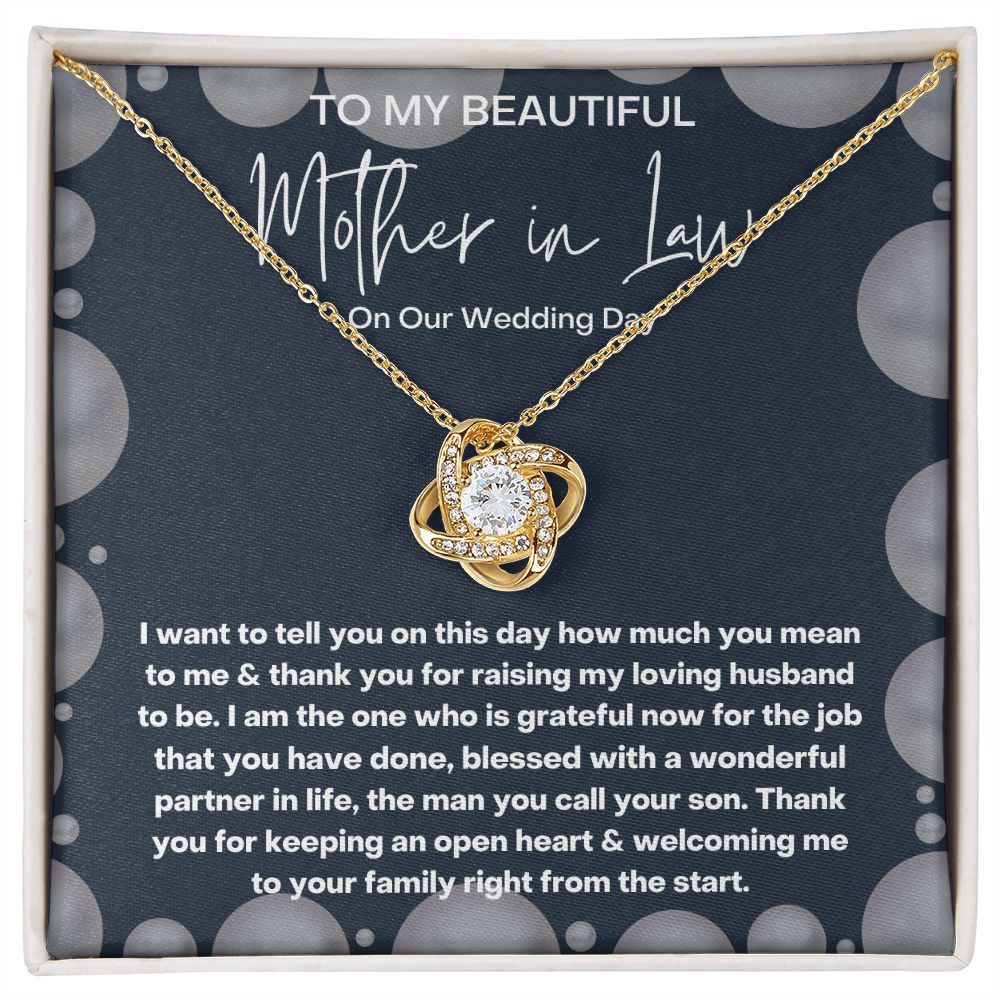 Personalized Message Card and Daughter-in-Law Necklace: A Heartwarming Christmas Gift for Mother-in-Law