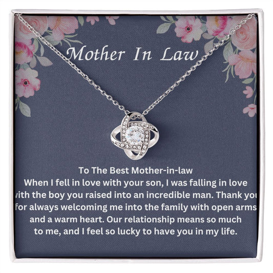 Beautiful Mother-in-Law Necklace from Daughter-in-Law - Perfect Christmas Gift
