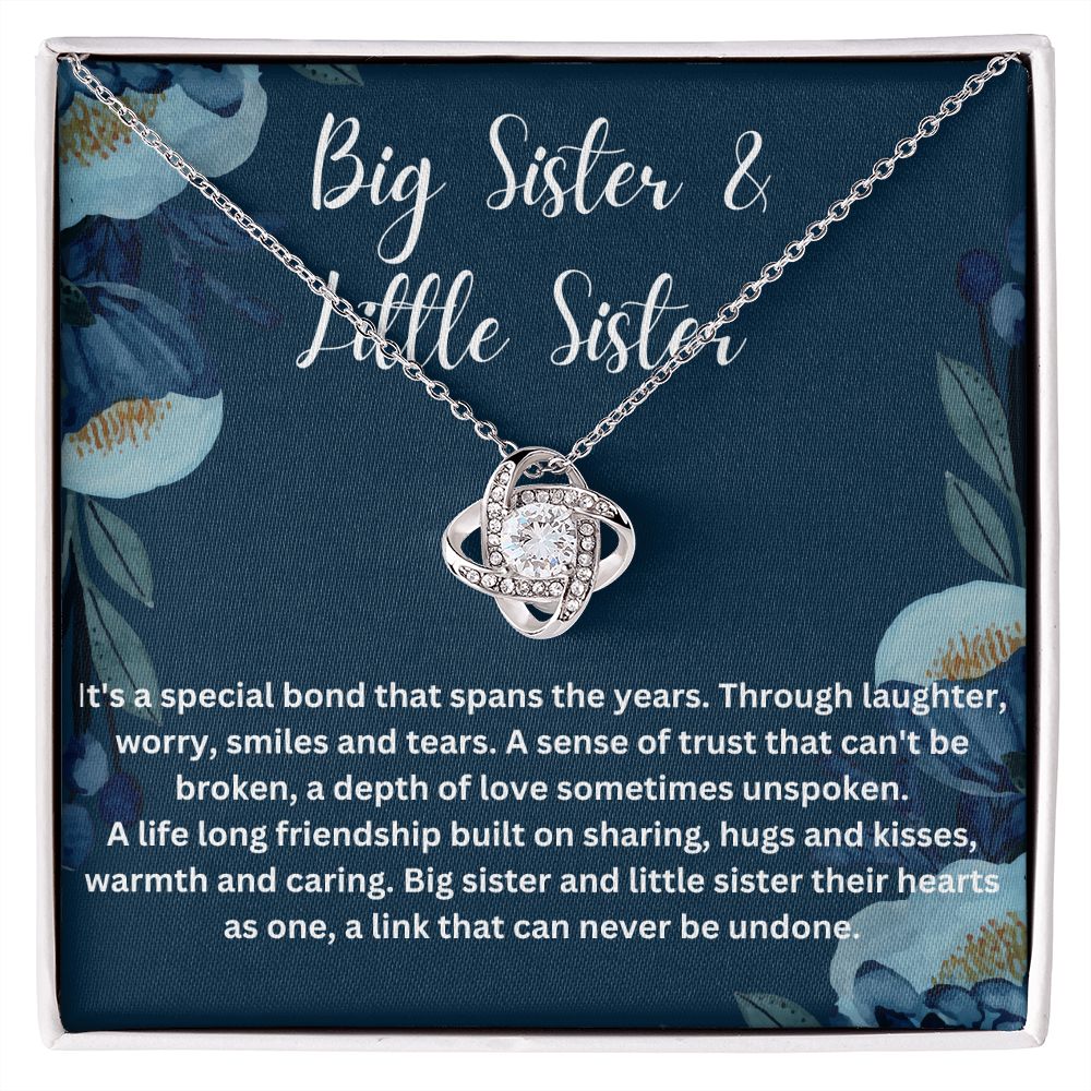 Surprise Your Beloved Sister with a Heartfelt Sisters Gift from Sister Necklace and Message Card - Perfect for Christmas or Birthday Celebrations