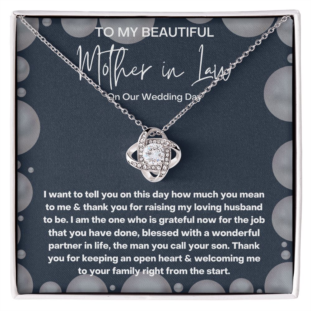 Personalized Message Card and Daughter-in-Law Necklace: A Heartwarming Christmas Gift for Mother-in-Law