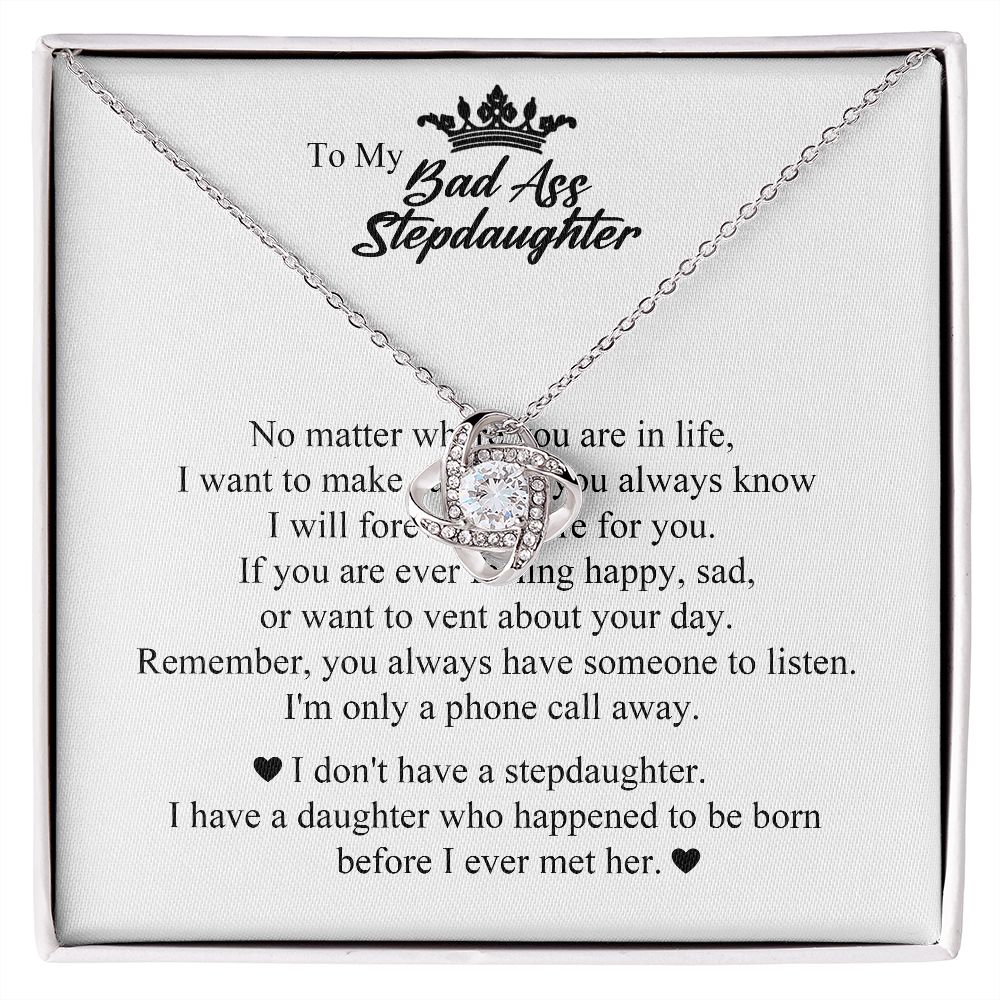 To My Bad Ass Step Daughter, Gifts for Stepdaughter, Step Daughter