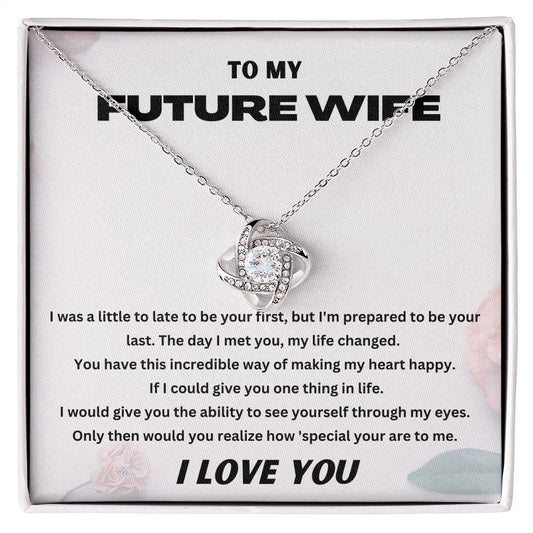 "My Forever Love" Wife Necklace - Romantic Gift for Valentine's Day, Anniversary, or Birthday - Elegant and Stylish Jewelry for Wife