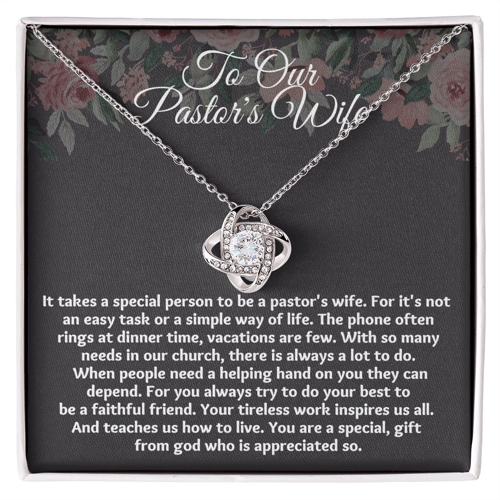Pastor Wife Appreciation Necklace: Meaningful Gift for Christmas or Birthday"