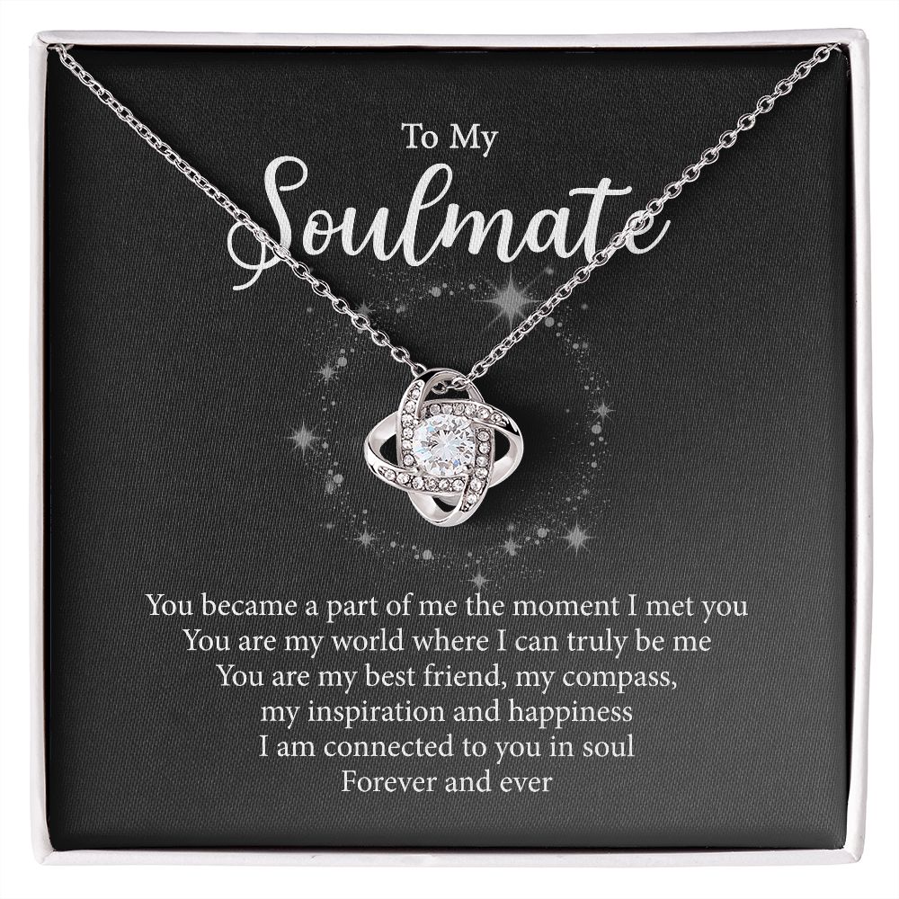 To My Soulmate Knot Necklace MT-O1GS-MDEV