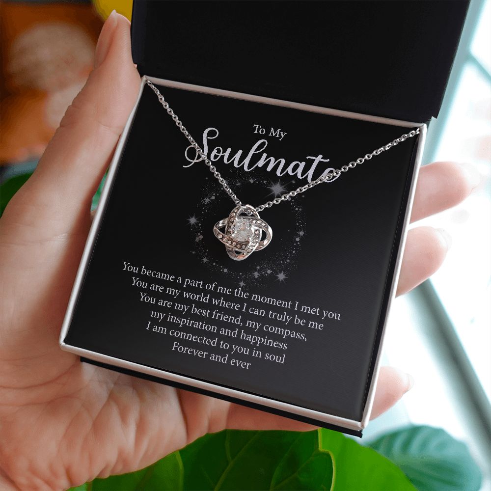 To My Soulmate Knot Necklace MT-O1GS-MDEV
