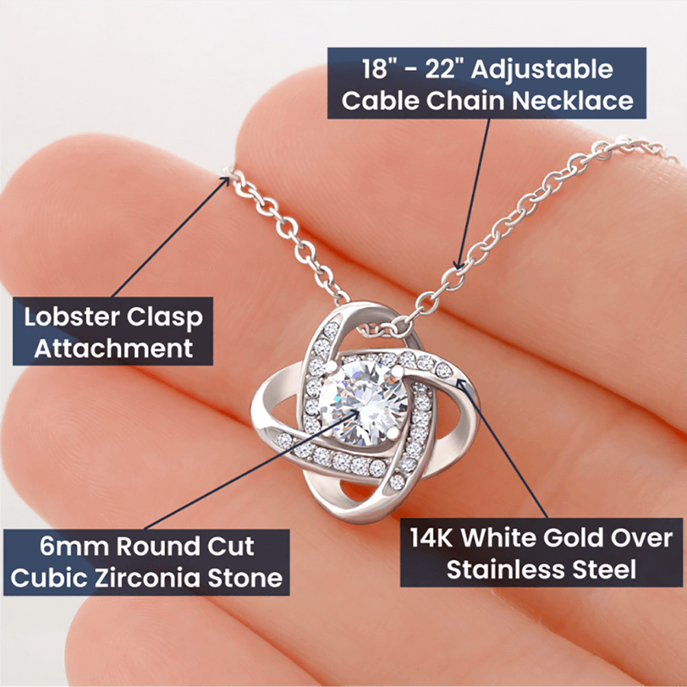 Birthday Gift Necklace for 13 Year Old Girl - Personalized Pendant and Message Card - Unique Gift Idea