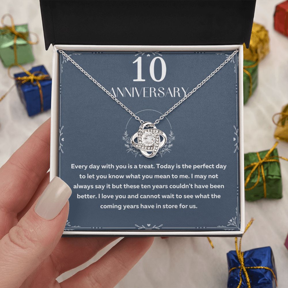 10th Wedding Anniversary Jewelry - Romantic gifts to celebrate your love, Gift For Wife from Husband SNJW23-010309