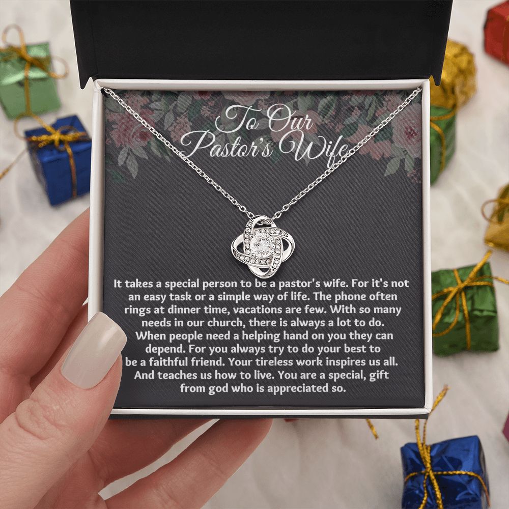 Pastor Wife Appreciation Necklace: Meaningful Gift for Christmas or Birthday"