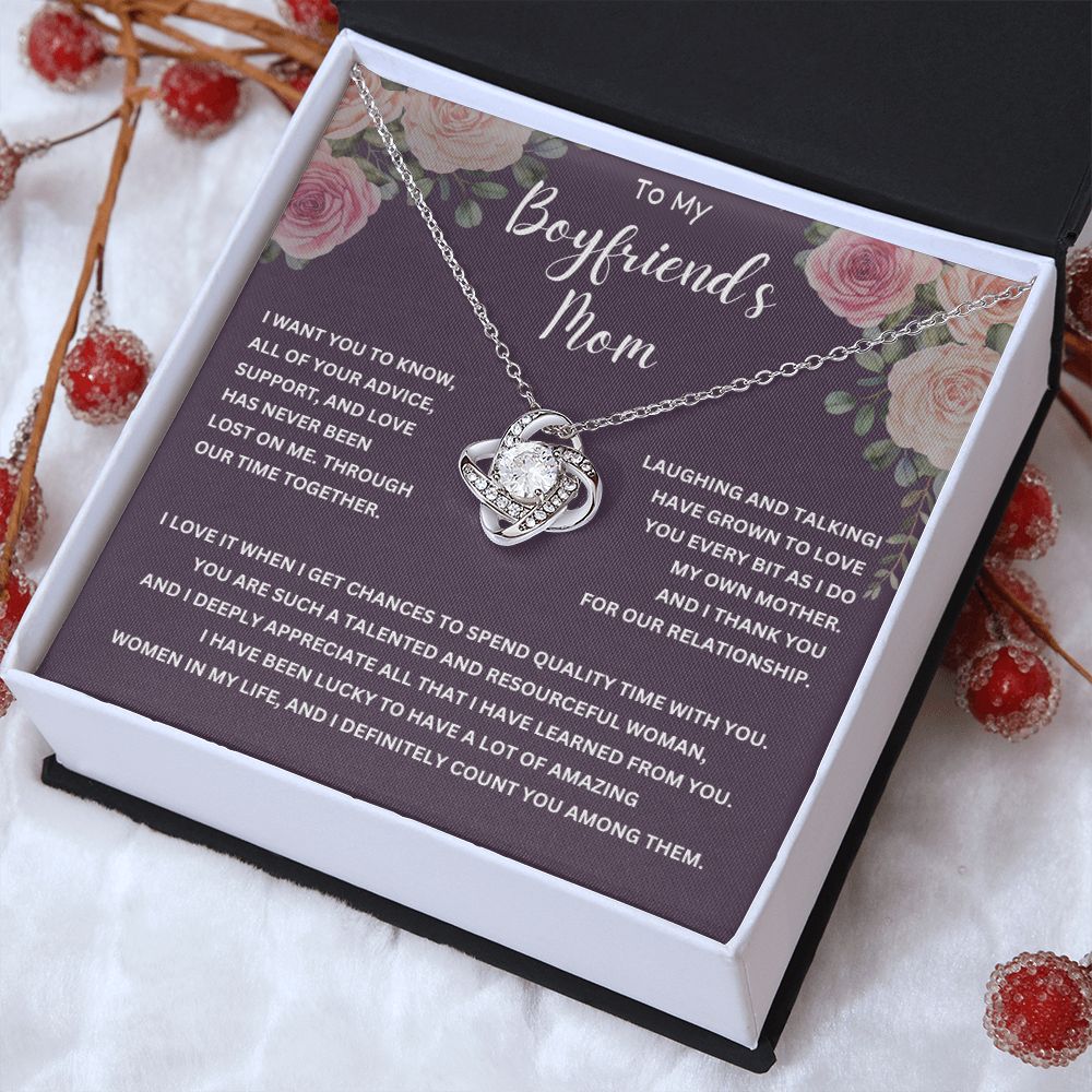 Boyfriend's Mom Necklace - A Gift of Love and Appreciation for a Special Woman - A Gift of Protection and Love B0BWMZW2KR