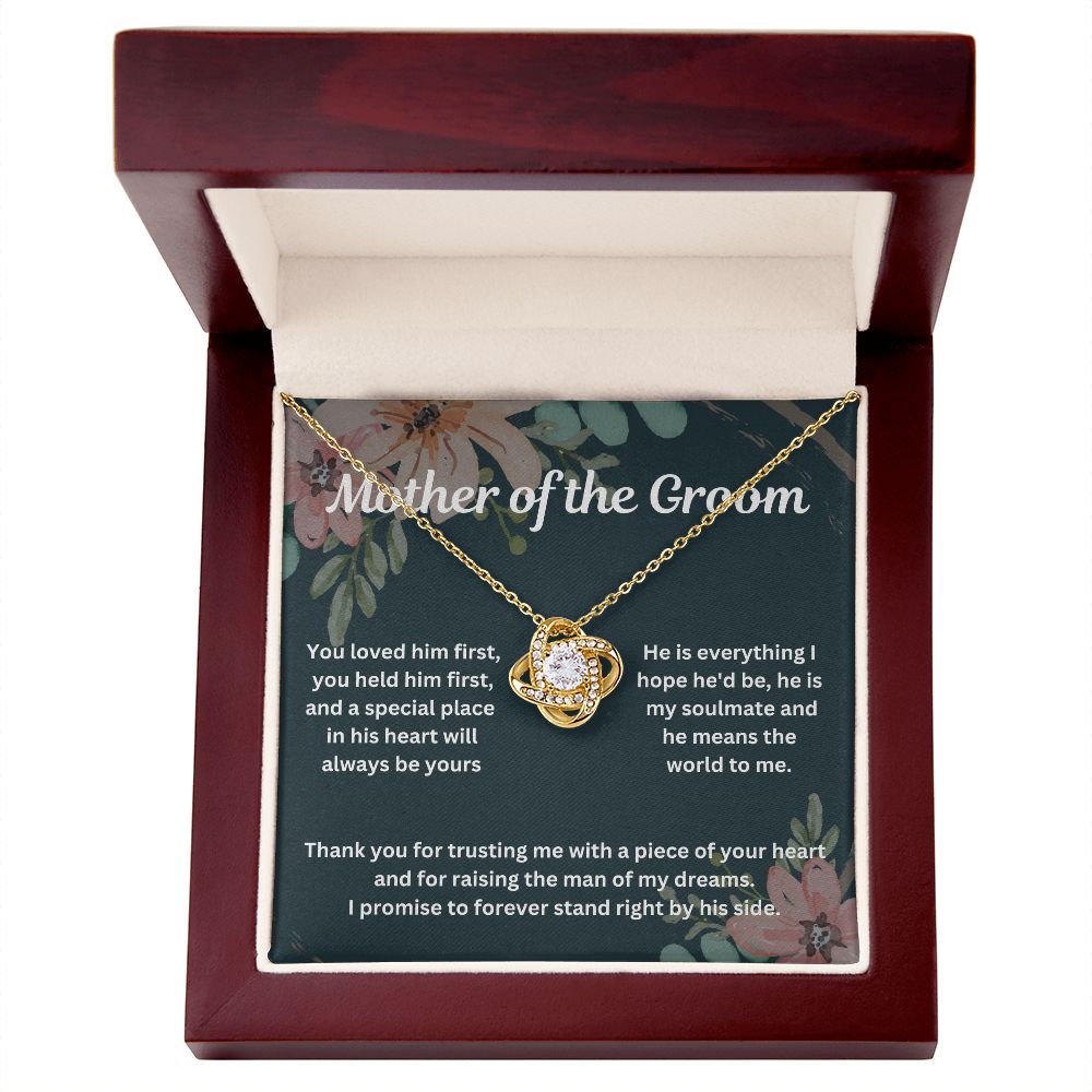 Mother of the Groom Necklace - A Timeless and Elegant Gift for Your Son's Wedding Day - A Timeless Gift for Your Special Day