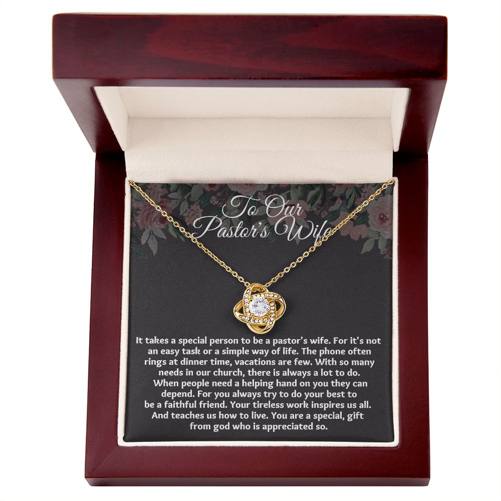 Pastor Wife Appreciation Necklace: Meaningful Gift for Christmas or Birthday"