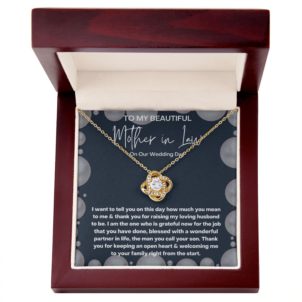 Personalized Message Card and Daughter-in-Law Necklace: A Heartwarming Christmas Gift for Mother-in-Law