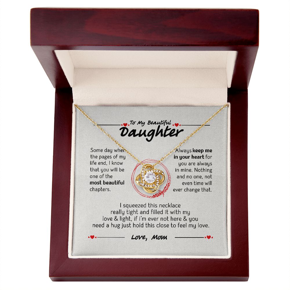 To My Daughter Necklace, Daughter Gift from Mom, Mom, Daughter Birthday Gift, Christmas Gift for Her 28113 B0BNJGM1JP