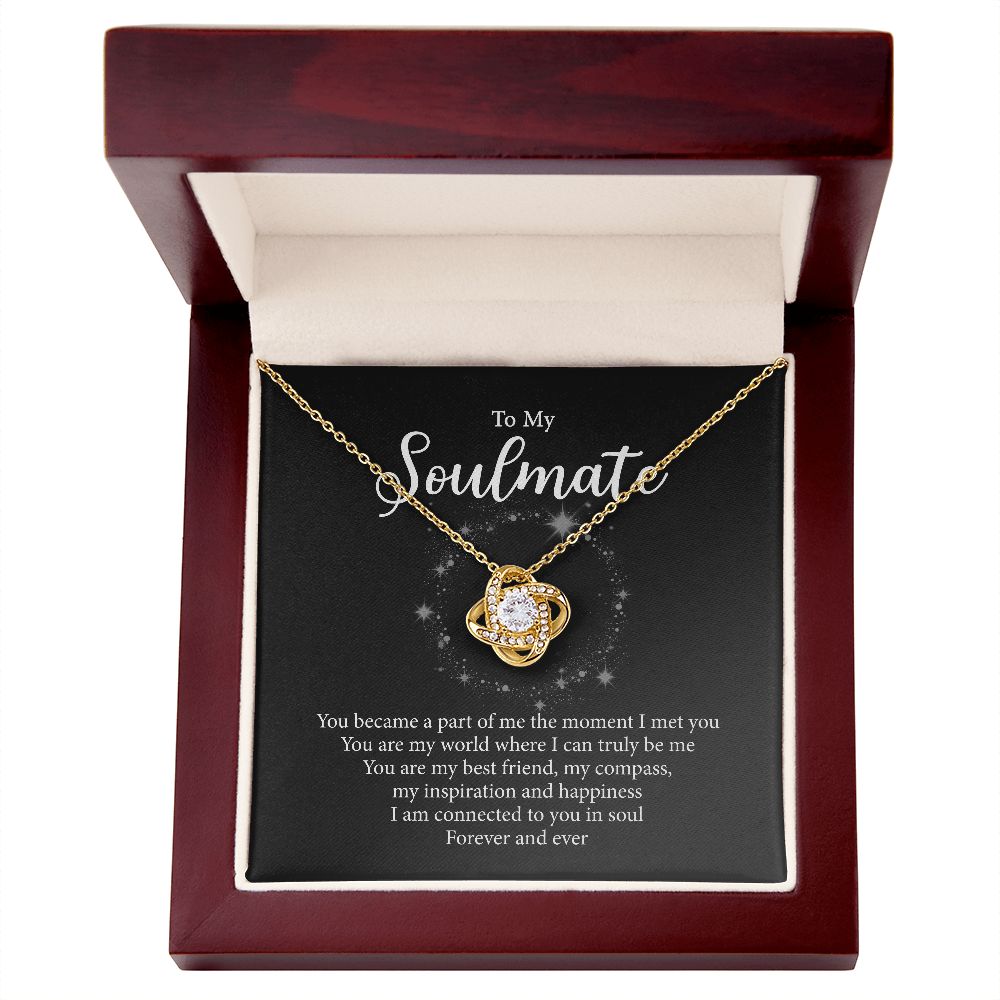 To My Soulmate Knot Necklace MT-O1GS-MDEV