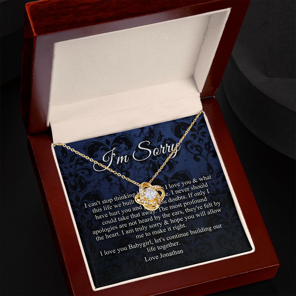 Love Knot, Apology Gift For Her Jonathan Russell