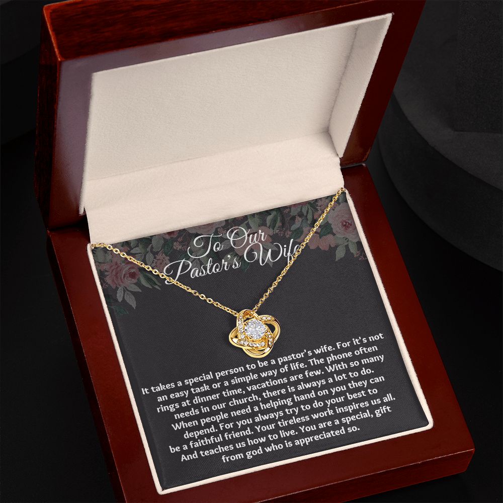Pastor Wife Appreciation Necklace: Meaningful Gift for Christmas or Birthday"
