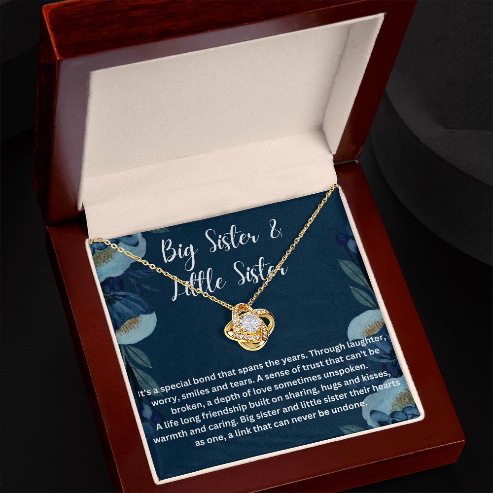 Surprise Your Beloved Sister with a Heartfelt Sisters Gift from Sister Necklace and Message Card - Perfect for Christmas or Birthday Celebrations