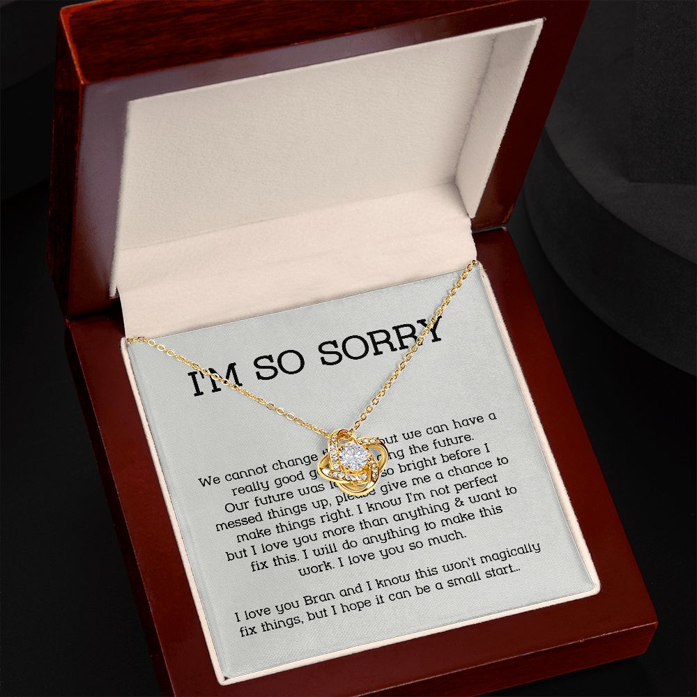 Apology Necklace For Her Brittney Waits
