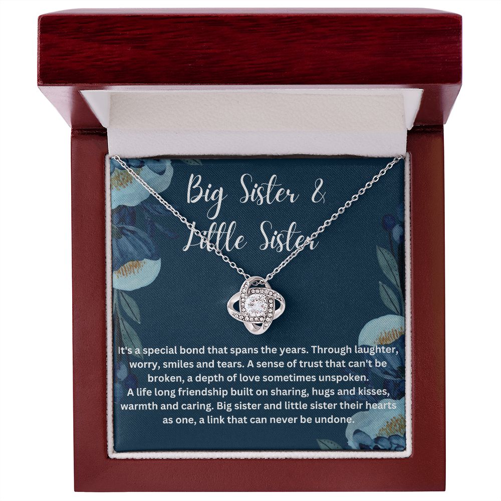 Surprise Your Beloved Sister with a Heartfelt Sisters Gift from Sister Necklace and Message Card - Perfect for Christmas or Birthday Celebrations