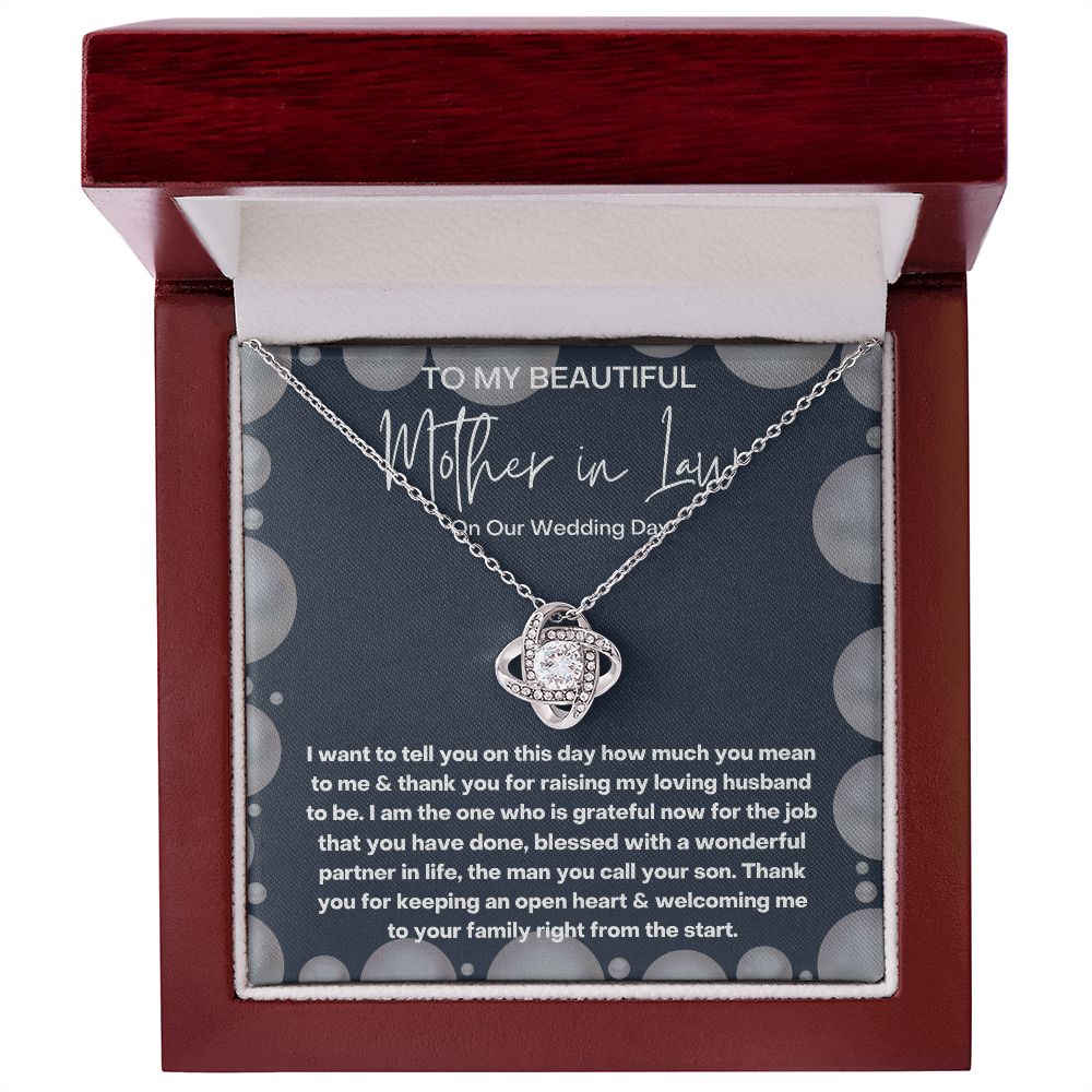 Personalized Message Card and Daughter-in-Law Necklace: A Heartwarming Christmas Gift for Mother-in-Law