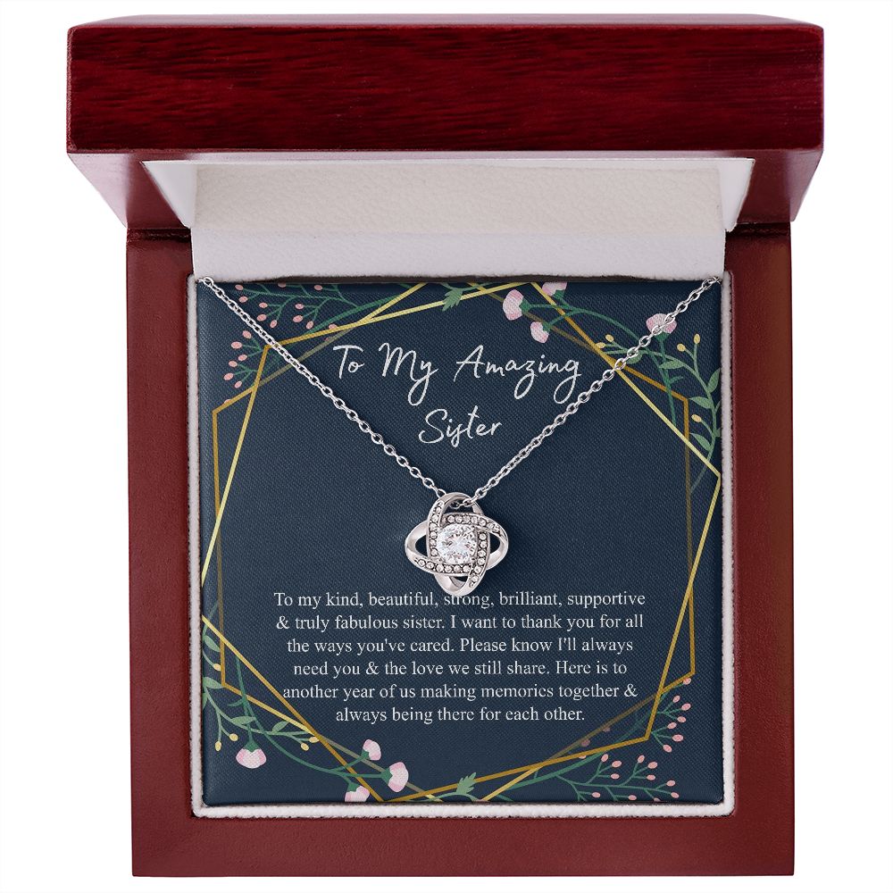 Love Knot, To My Amazing Sister Gift B0BPN6FFTZ