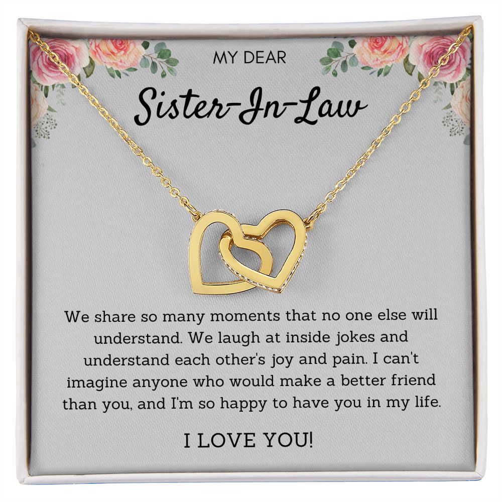 Sister-In-Law Pendant Necklace - Simple and Elegant Jewelry for Any Occasion, Birthday Gift, Christmas Gift, Sister in Law Gift from Bride, Gift for Sister in Law, sister in law necklace, wedding gift SNJW23-240208