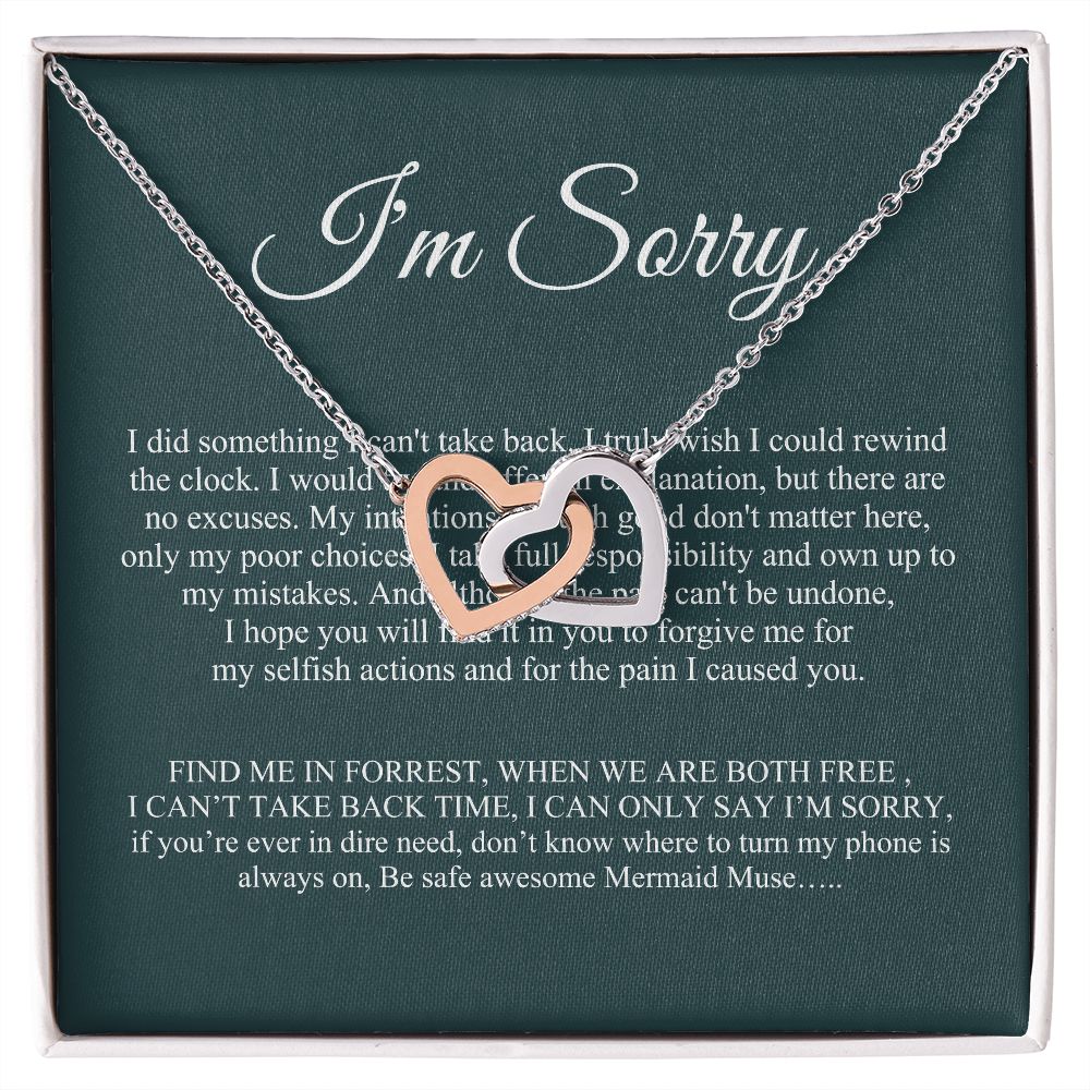 Sorry necklace Ashley Scott