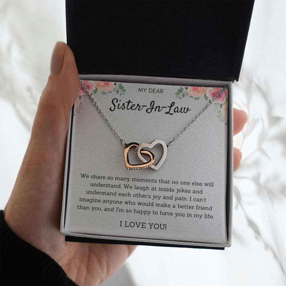 Sister-In-Law Pendant Necklace - Simple and Elegant Jewelry for Any Occasion, Birthday Gift, Christmas Gift, Sister in Law Gift from Bride, Gift for Sister in Law, sister in law necklace, wedding gift SNJW23-240208