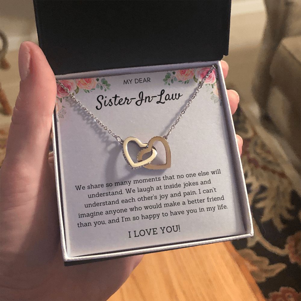 Sister-In-Law Pendant Necklace - Simple and Elegant Jewelry for Any Occasion, Birthday Gift, Christmas Gift, Sister in Law Gift from Bride, Gift for Sister in Law, sister in law necklace, wedding gift SNJW23-240208